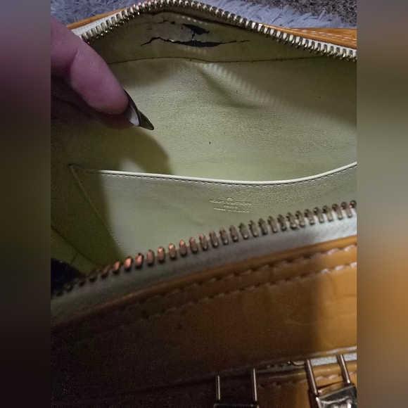 Louis Vuitton Yellow Marley Vernis 💛 Backpack (EUC)(SEE PICS)(RARE)(TH0920) - Picture 8 of 12